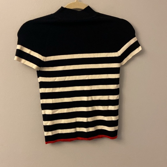 NWT  Antropogilies Maeve Mock-Neck Sweater Tee Size XS - Picture 4 of 7